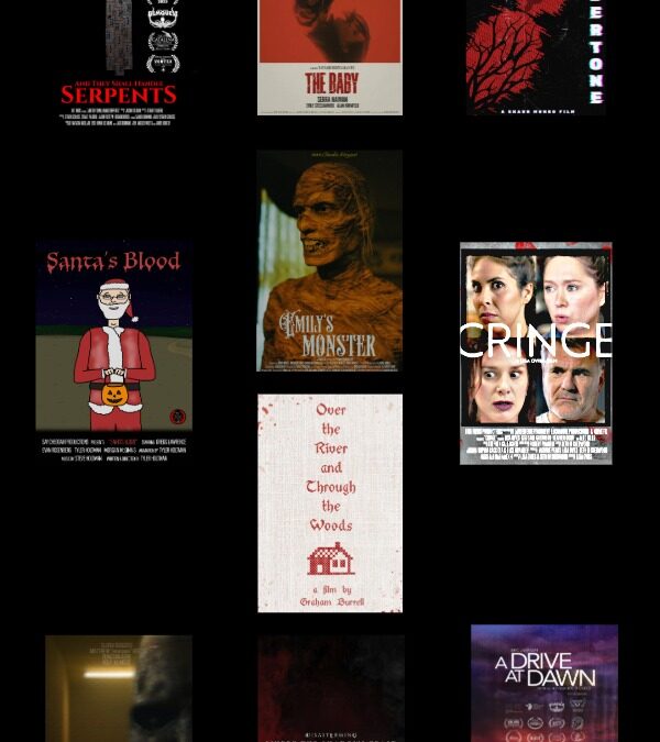 Program 03 Virtual–AND THEY SHALL HANDLE SERPENTS,THE BABY, UNDERTONE,  SANTA’S BLOOD, CRINGE,EMILY’S MONSTER , THE UNDERCROFT,  OVER THE RIVER AND THROUGH THE WOODS,  WHERE THE SHADOWS FEAST,  A DRIVE AT DAWN ,